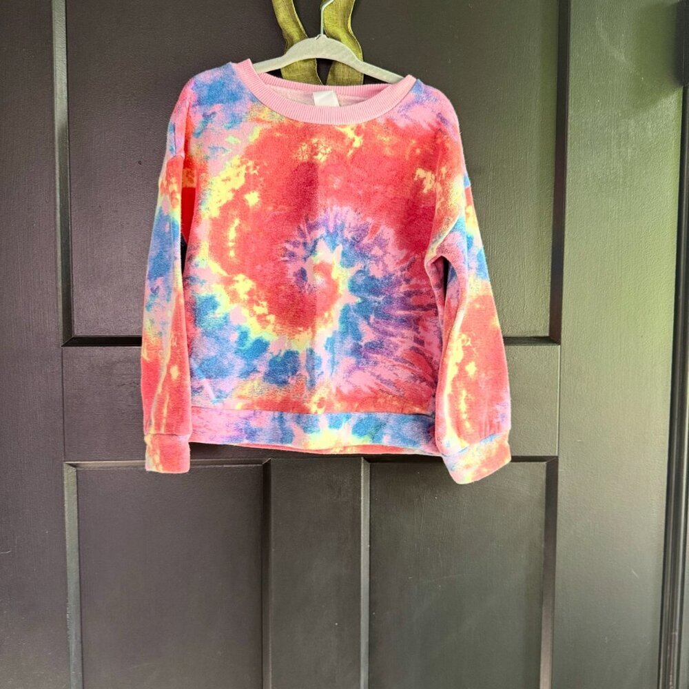 Harper Canyon Girls Tie-Dye Sweatshirt (Size 3T) - Picture 3 of 4